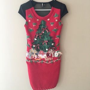 Urban Renewal Ugly Christmas Sweater Dress